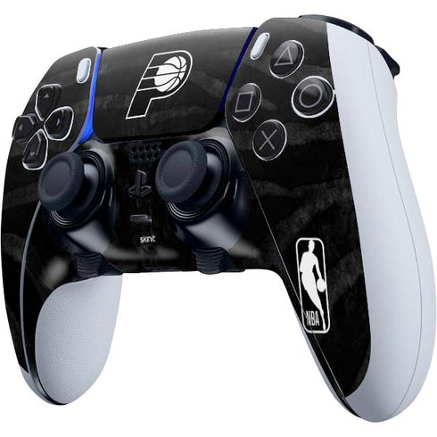 NBA Indiana Pacers Black Animal Print PS5 DualSense Edge Pro Controller Skin