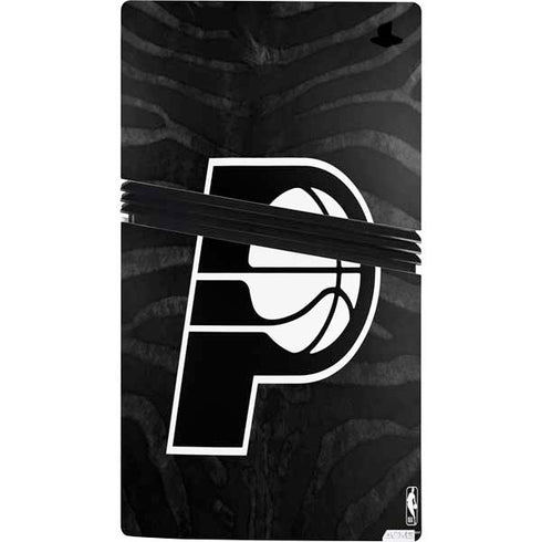 NBA Indiana Pacers Black Animal Print PS5 Pro Console Skin