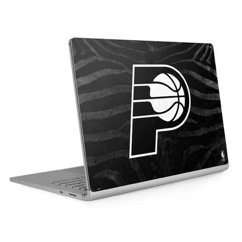 NBA Indiana Pacers Black Animal Print Surface Book 2 15in Skin