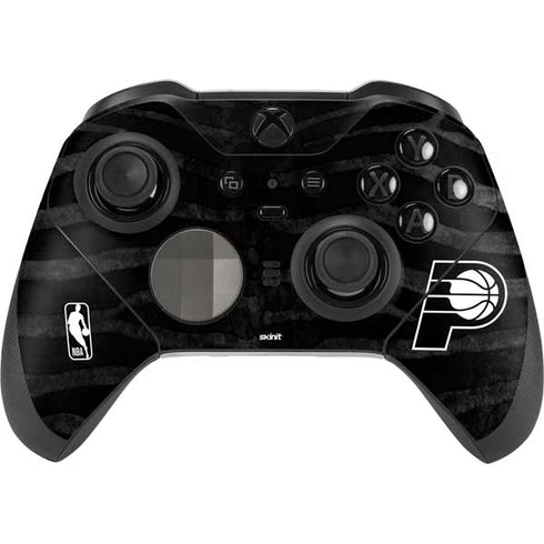 NBA Indiana Pacers Black Animal Print Xbox Elite Wireless Controller Series 2 Skin