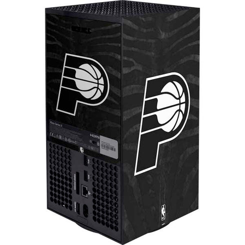 NBA Indiana Pacers Black Animal Print Xbox Series X Bundle Skin