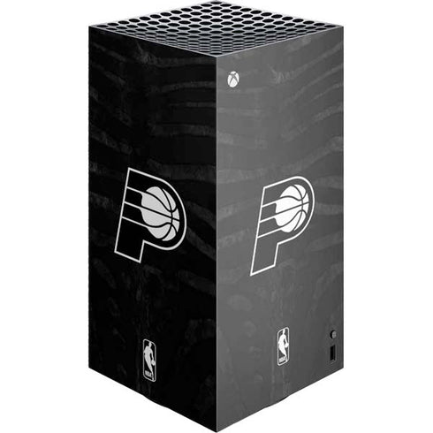 NBA Indiana Pacers Black Animal Print XBox Series X Digital Edition Console Skin