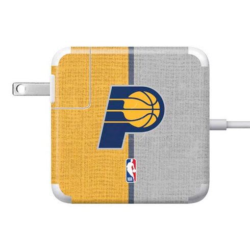 NBA Indiana Pacers Canvas 85W Power Adapter (15 and 17 inch MacBook Pro Charger) Skin