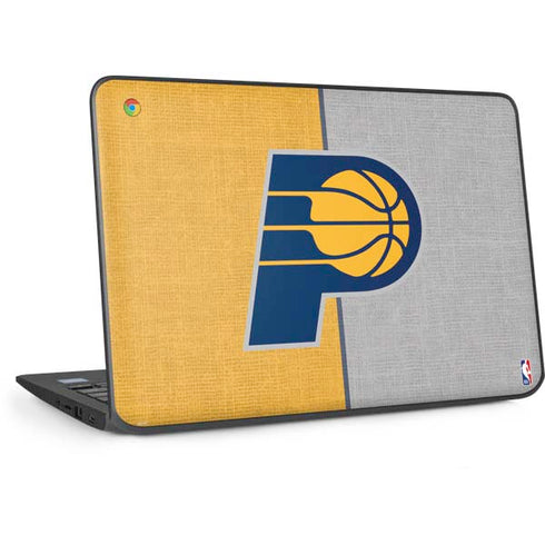 NBA Indiana Pacers Canvas HP Chromebook Skin