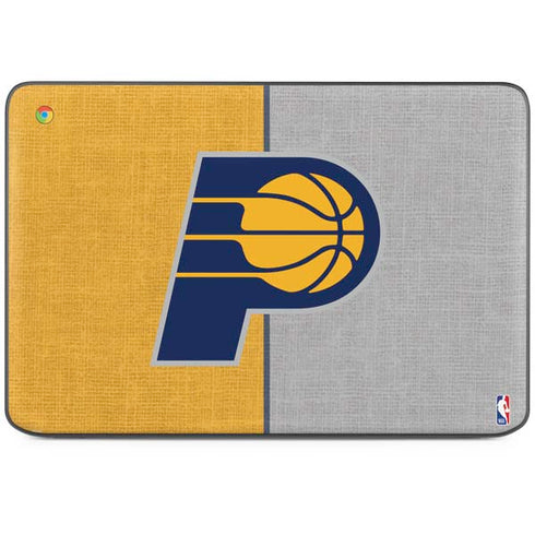 NBA Indiana Pacers Canvas HP Chromebook Skin