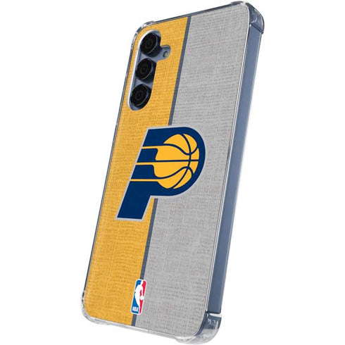 NBA Indiana Pacers Canvas Galaxy A55 5G Clear Case
