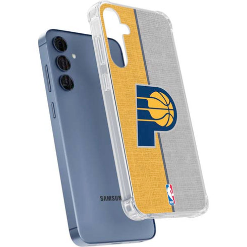 NBA Indiana Pacers Canvas Galaxy A55 5G Clear Case