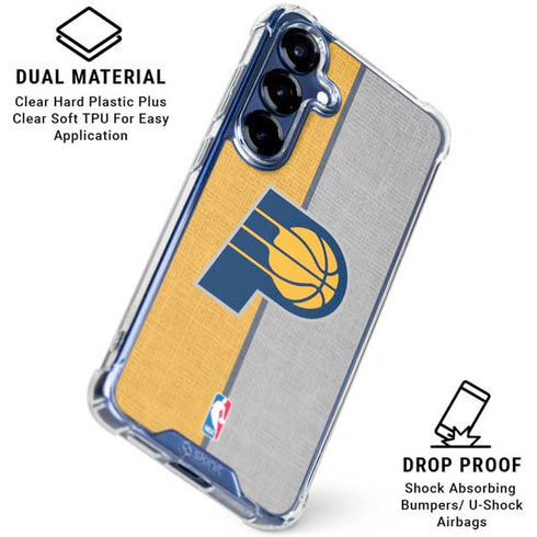 NBA Indiana Pacers Canvas Galaxy S25 Plus Clear Case