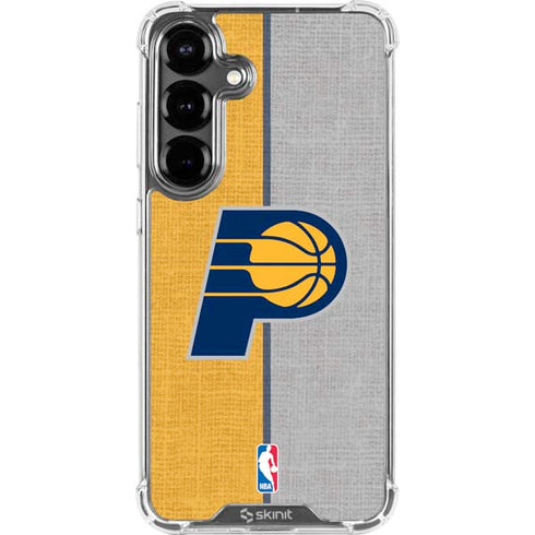 NBA Indiana Pacers Canvas Galaxy S26 Clear Case