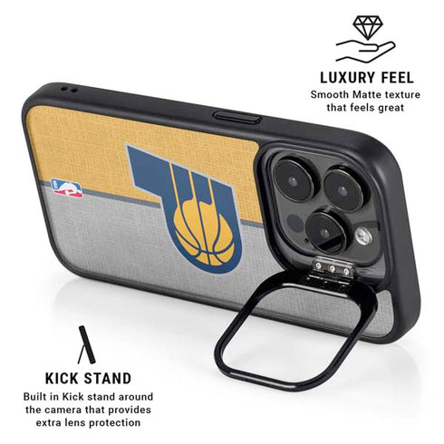 NBA Indiana Pacers Canvas iPhone 14 Pro Kickstand Case