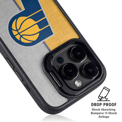 NBA Indiana Pacers Canvas iPhone 14 Pro Max Kickstand Case