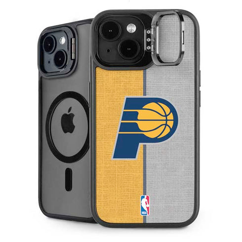 NBA Indiana Pacers Canvas iPhone 15 Kickstand Case