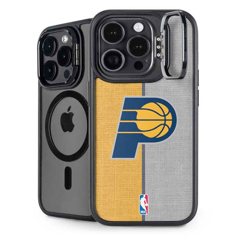 NBA Indiana Pacers Canvas iPhone 15 Pro Kickstand Case