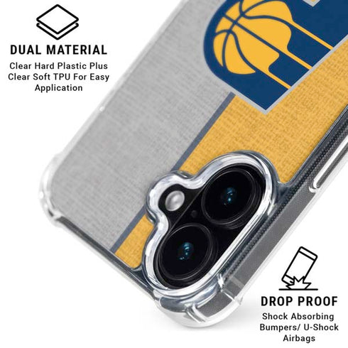 NBA Indiana Pacers Canvas iPhone 16 MagSafe Case