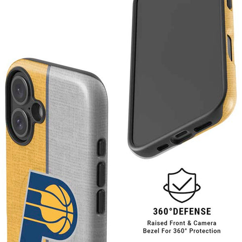 NBA Indiana Pacers Canvas iPhone 16 Magsafe Impact Case