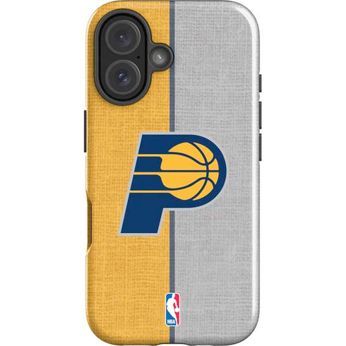 NBA Indiana Pacers Canvas iPhone 16 Plus Impact Case