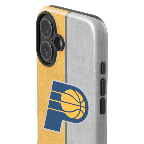 NBA Indiana Pacers Canvas iPhone 16 Plus Impact Case