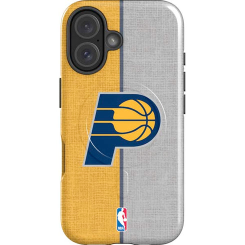 NBA Indiana Pacers Canvas iPhone 16 Plus Magsafe Impact Case