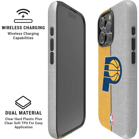 NBA Indiana Pacers Canvas iPhone 16 Pro Magsafe Impact Case