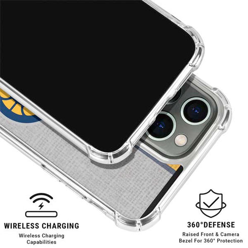 NBA Indiana Pacers Canvas iPhone 16 Pro Max Clear Case