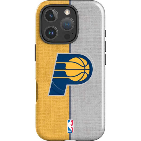 NBA Indiana Pacers Canvas iPhone 16 Pro Max Magsafe Impact Case