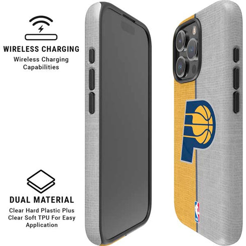 NBA Indiana Pacers Canvas iPhone 16 Pro Max Magsafe Impact Case