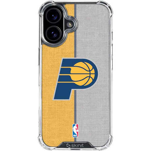 NBA Indiana Pacers Canvas iPhone 17 Clear Case