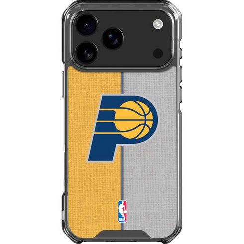 NBA Indiana Pacers Canvas iPhone 18 Pro Max Clear Case