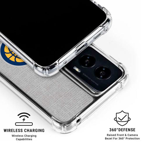 NBA Indiana Pacers Canvas Moto G Power 5G (2024) Clear Case