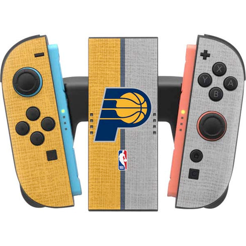 NBA Indiana Pacers Canvas Nintendo Switch 2 (2025) Joy-Con Controller Skin