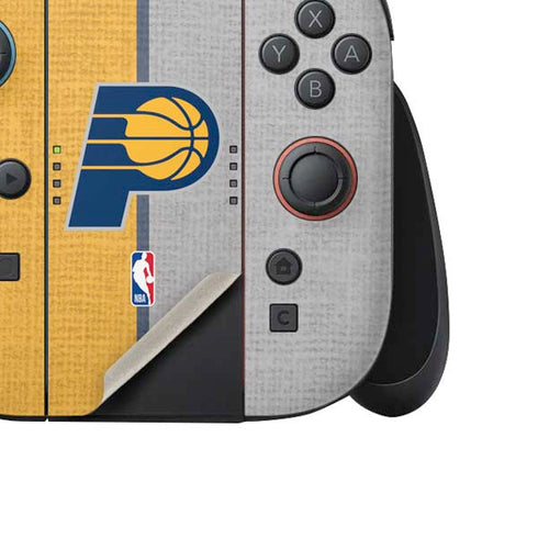 NBA Indiana Pacers Canvas Nintendo Switch 2 (2025) Joy-Con Controller Skin