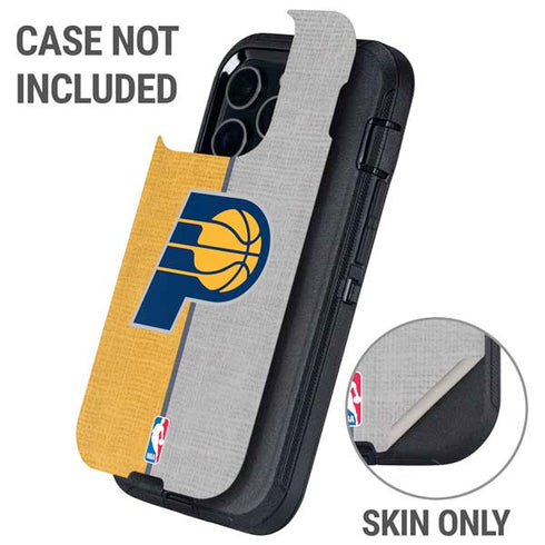 NBA Indiana Pacers Canvas Otterbox Defender iPhone Skin
