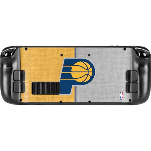 NBA Indiana Pacers Canvas Steam Deck Handheld Gaming Computer OLED Skin