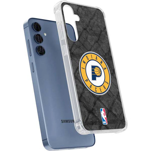 NBA Indiana Pacers Dark Rust Galaxy A35 5G Clear Case
