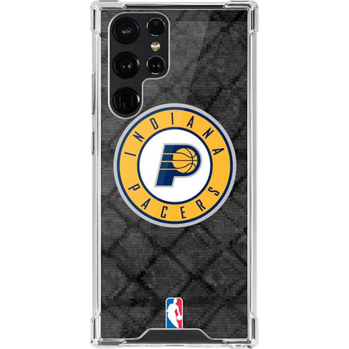 NBA Indiana Pacers Dark Rust Galaxy S22 Ultra Clear Case