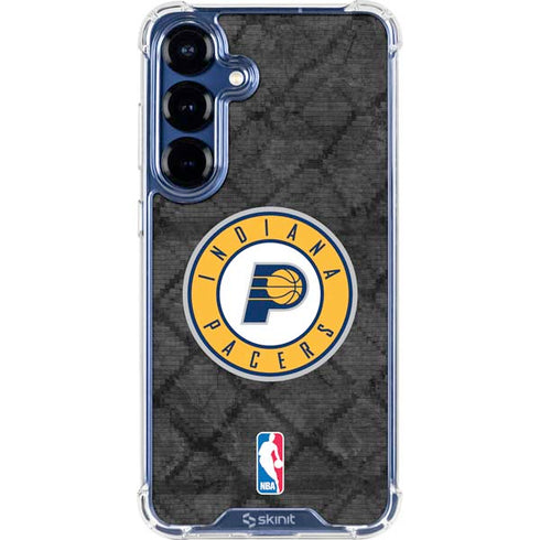 NBA Indiana Pacers Dark Rust Galaxy S25 Clear Case