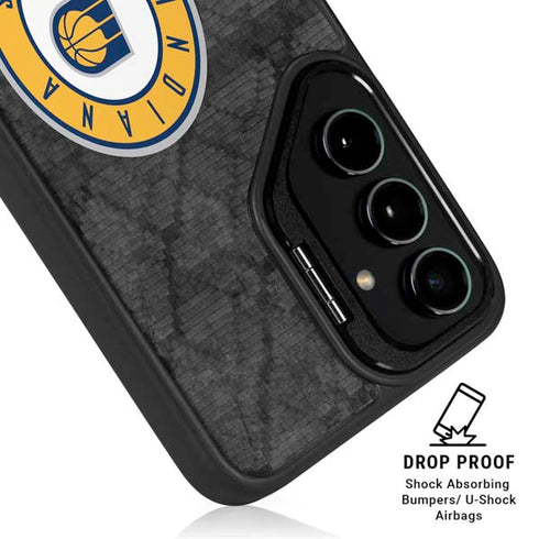 NBA Indiana Pacers Dark Rust Galaxy S25 FE Kickstand Case