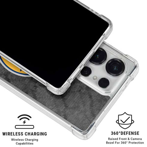 NBA Indiana Pacers Dark Rust Galaxy S25 Ultra Clear Case