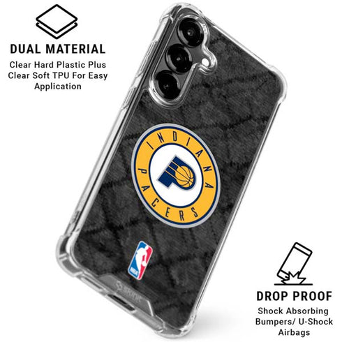 NBA Indiana Pacers Dark Rust Galaxy S26 Plus Clear Case