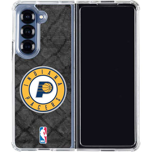 NBA Indiana Pacers Dark Rust Galaxy Z Fold6 Clear Case