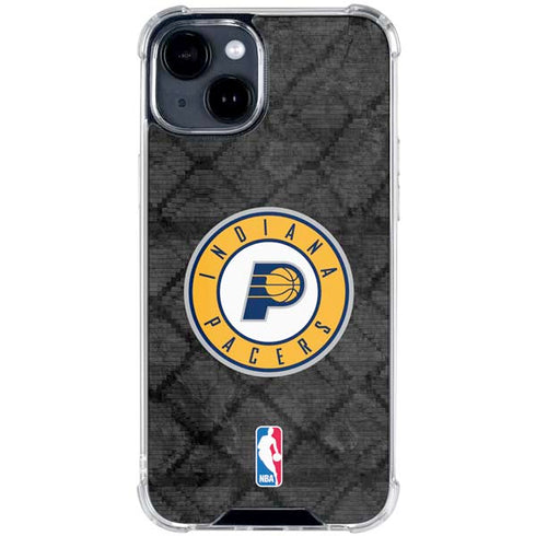 NBA Indiana Pacers Dark Rust iPhone 15 Clear Case