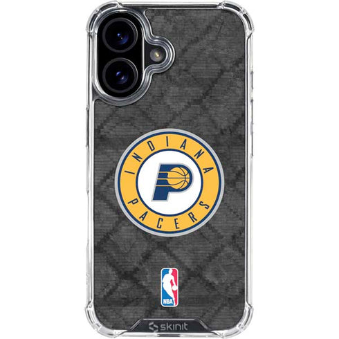 NBA Indiana Pacers Dark Rust iPhone 16 Plus Clear Case