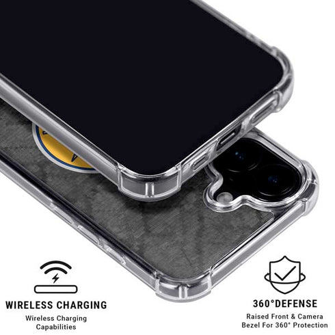 NBA Indiana Pacers Dark Rust iPhone 16 Plus Clear Case