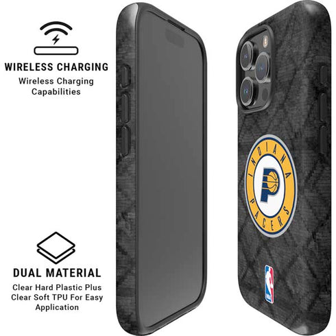 NBA Indiana Pacers Dark Rust iPhone 16 Pro Magsafe Impact Case