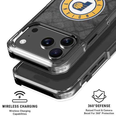 NBA Indiana Pacers Dark Rust iPhone 18 Pro Clear Case