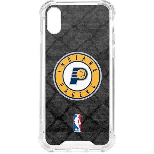 NBA Indiana Pacers Dark Rust iPhone XS Clear Case