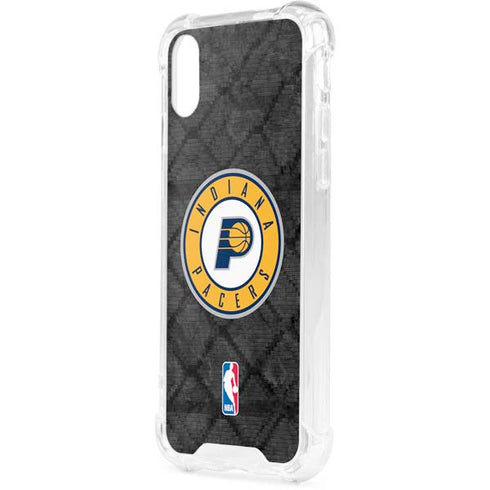NBA Indiana Pacers Dark Rust iPhone XS Clear Case