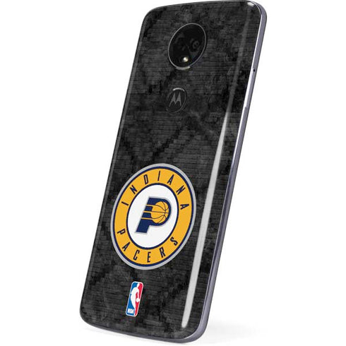 NBA Indiana Pacers Dark Rust Moto E5 Plus Skin