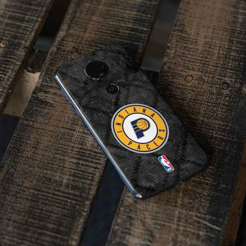 NBA Indiana Pacers Dark Rust Moto E5 Plus Skin