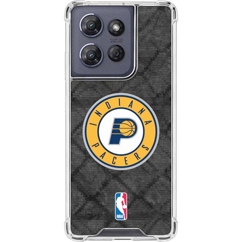 NBA Indiana Pacers Dark Rust Moto G 5G (2025) Clear Case